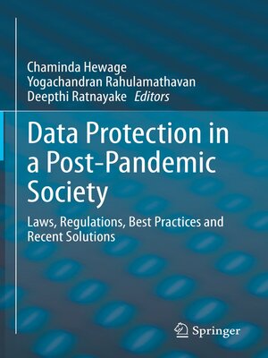cover image of Data Protection in a Post-Pandemic Society